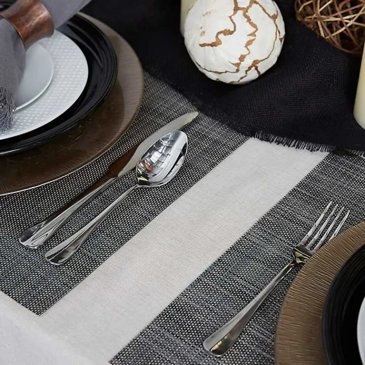 Kirklands Home Table Linens|Tweed Placemats, Set of 6 Gray