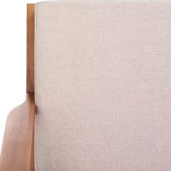 Kirklands Home Outdoor Seating|Upholstered Acacia Wood Outdoor Loveseat Gray