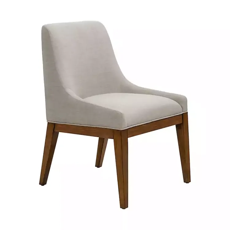 Kirklands Home Dining Chairs|Upholstered Armless Dining Chairs, Set of 2 Gray