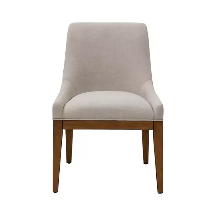 Kirklands Home Dining Chairs|Upholstered Armless Dining Chairs, Set of 2 Gray