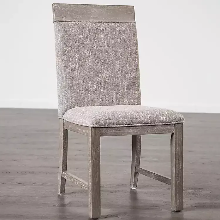 Kirklands Home Dining Chairs|Upholstered Bridgette Dining Chairs, Set of 2 Gray