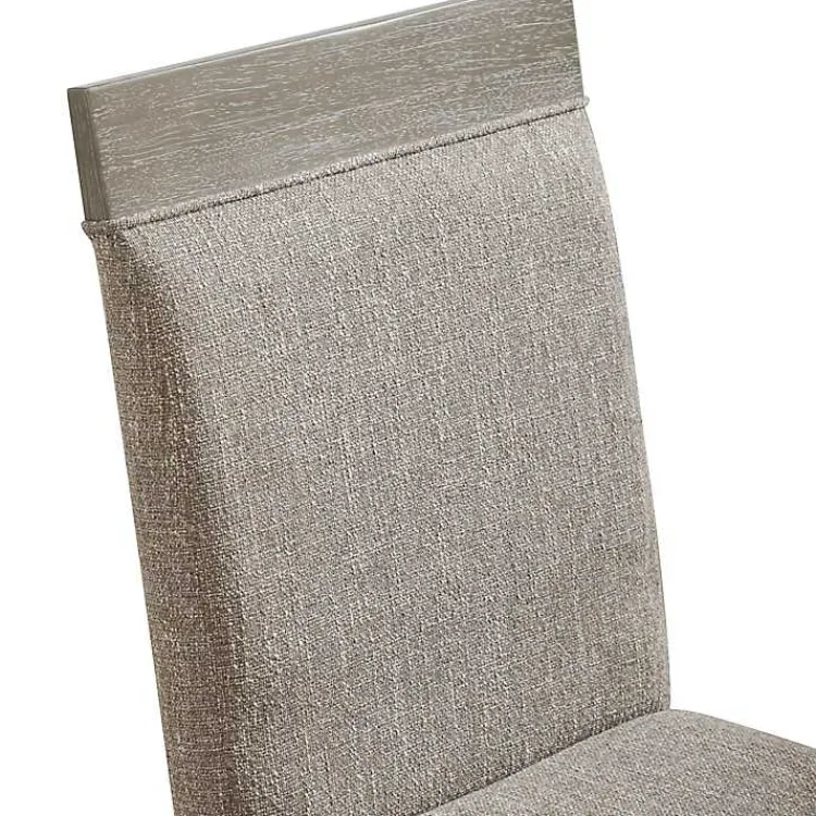 Kirklands Home Dining Chairs|Upholstered Bridgette Dining Chairs, Set of 2 Gray