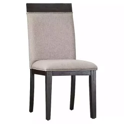 Kirklands Home Dining Chairs|Upholstered Erin Dining Chairs, Set of 2 Gray