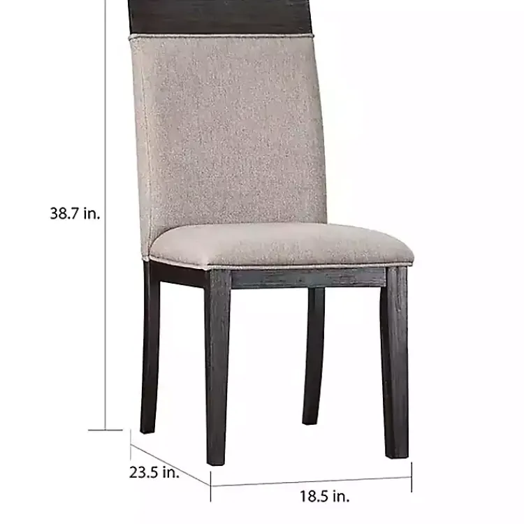 Kirklands Home Dining Chairs|Upholstered Erin Dining Chairs, Set of 2 Gray