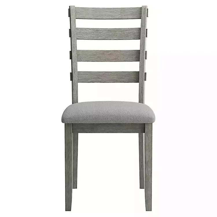 Kirklands Home Dining Chairs|Upholstered Lucas Dining Chairs, Set of 2 Gray