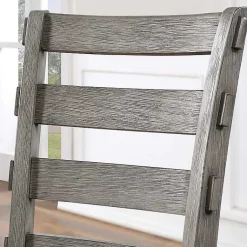 Kirklands Home Dining Chairs|Upholstered Lucas Dining Chairs, Set of 2 Gray