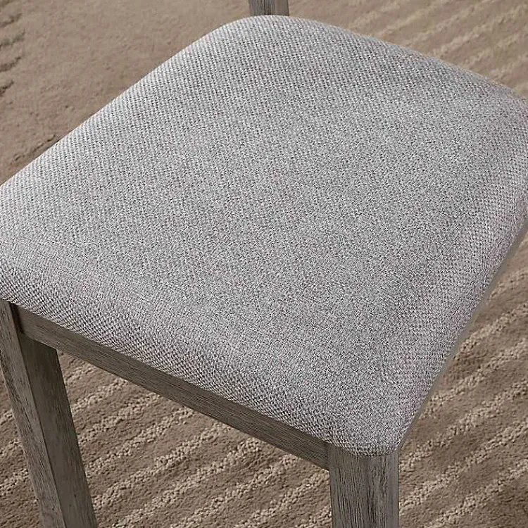 Kirklands Home Dining Chairs|Upholstered Lucas Dining Chairs, Set of 2 Gray