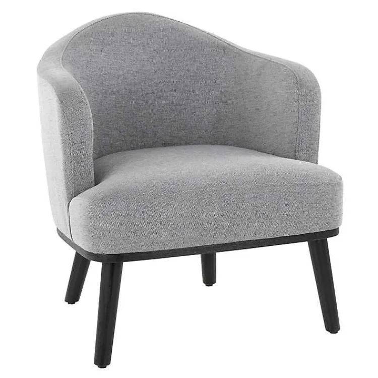 Kirklands Home Accent Chairs|Upholstered Midcentury Modern Accent Chair Gray