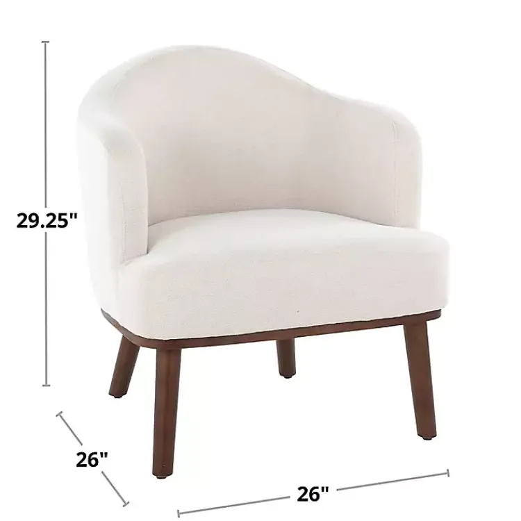 Kirklands Home Accent Chairs|Upholstered Midcentury Modern Accent Chair Gray