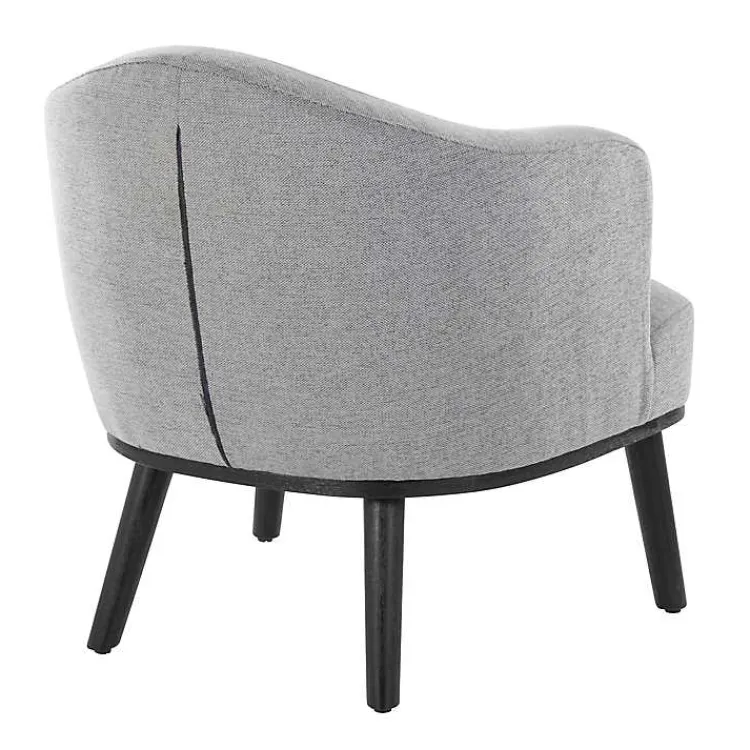 Kirklands Home Accent Chairs|Upholstered Midcentury Modern Accent Chair Gray