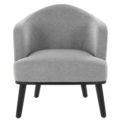 Kirklands Home Accent Chairs|Upholstered Midcentury Modern Accent Chair Gray