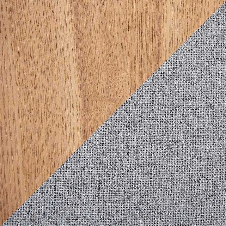 Kirklands Home Benches & Ottomans|Upholstered Ottomans with Tray Tops, Set of 2 Gray