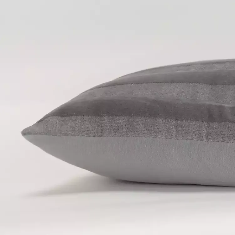 Velvet Abstract Stripe Lumbar Pillow Pillows