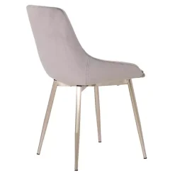 Kirklands Home Dining Chairs|Velvet Heidi Dining Chair Gray