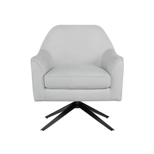 Kirklands Home Accent Chairs|Velvet Swivel Accent Chair Gray