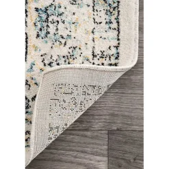 Kirklands Home Area Rugs|Gray Verona Medallion Area Rug, 5x7