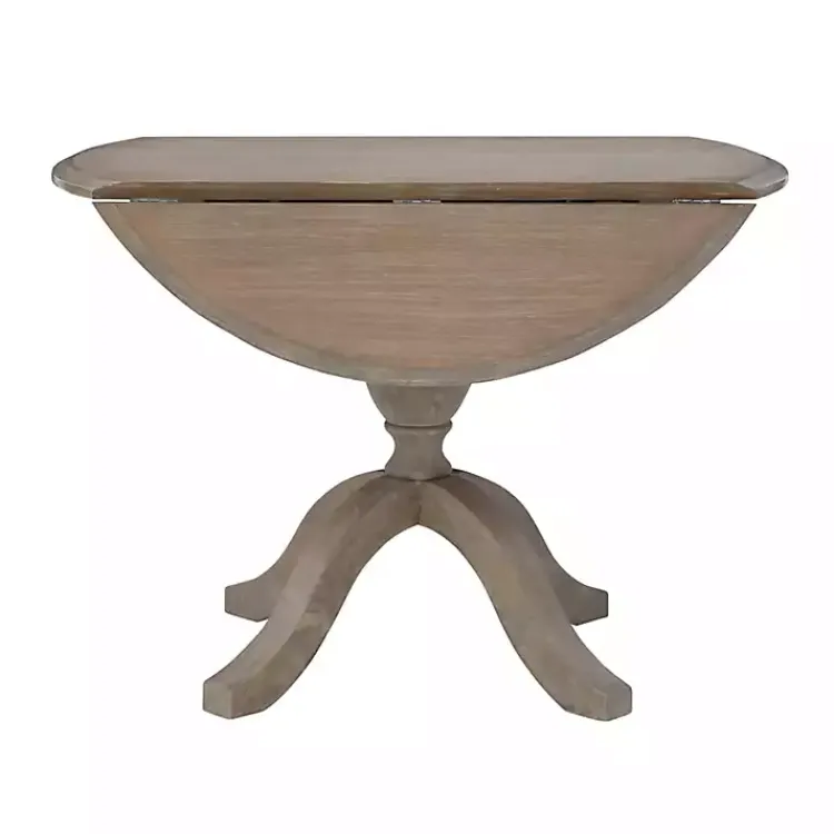 Kirklands Home Dining Tables|Gray Wash Drop Leaf Dining Table