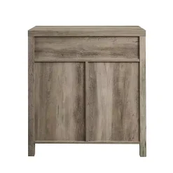 Kirklands Home Cabinets & Sideboards|Wash Wooden and Metal Barn Door Cabinet Gray