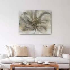 Kirklands Home Canvas Art|Wildflower Canvas Art Print Gray