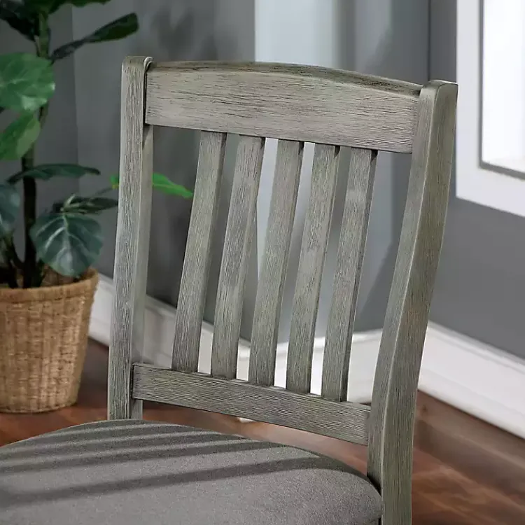 Kirklands Home Bar Stools & Counter Height Stools|Wire-Brushed Noreste Counter Stools, Set of 2 Gray