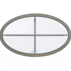 Kirklands Home Coffee Tables|Wood & Glass Top 3-pc. Table Set Gray