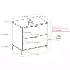 Kirklands Home Office Furniture|Wood and Iron Accent Filing Cabinet Gray