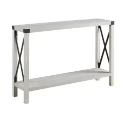 Kirklands Home Entryway Furniture|Wood Farmhouse Console Table Gray
