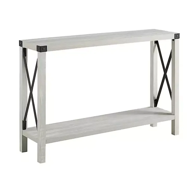 Kirklands Home Entryway Furniture|Wood Farmhouse Console Table Gray