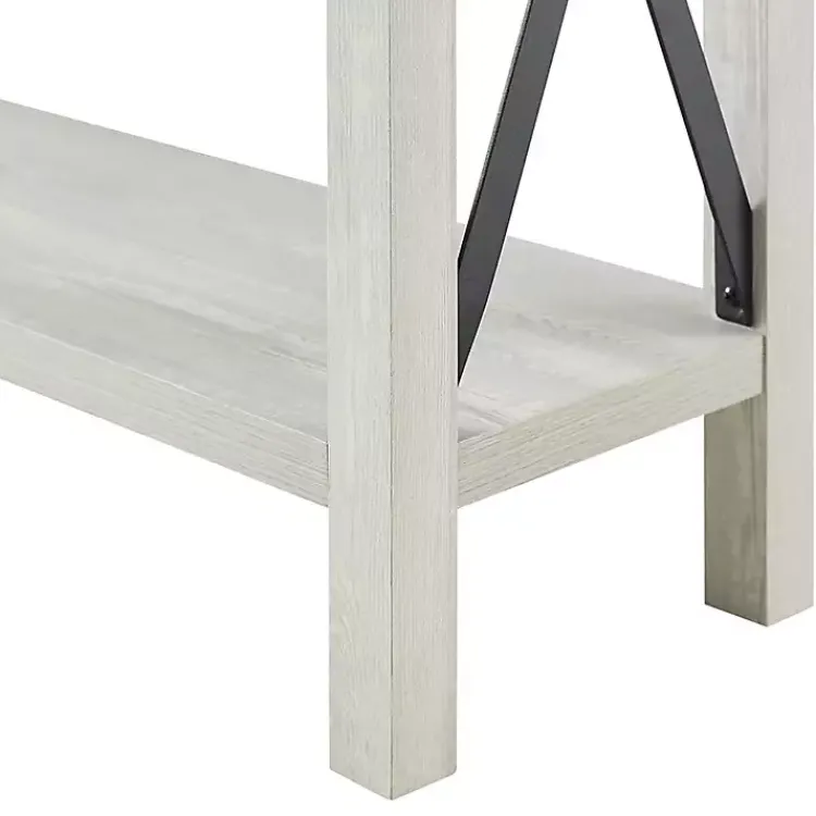 Kirklands Home Entryway Furniture|Wood Farmhouse Console Table Gray