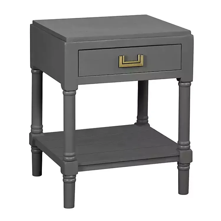 Kirklands Home Accent & End Tables|Wood Layla Accent Table Gray