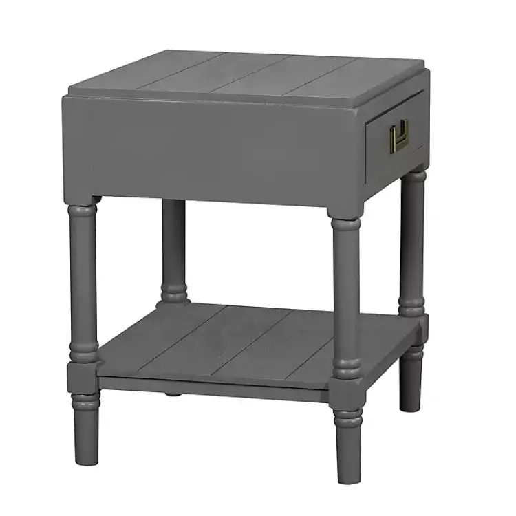 Kirklands Home Accent & End Tables|Wood Layla Accent Table Gray