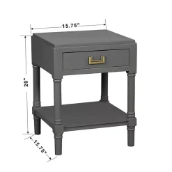 Kirklands Home Accent & End Tables|Wood Layla Accent Table Gray