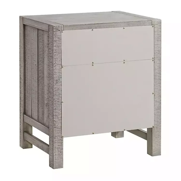 Kirklands Home Nightstands|Wood Open Shelf Nightstand Gray