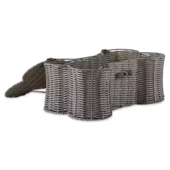 Discount Woven Bone Shaped Basket, 24 in. Baskets & Boxes