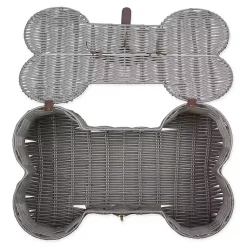 Discount Woven Bone Shaped Basket, 24 in. Baskets & Boxes