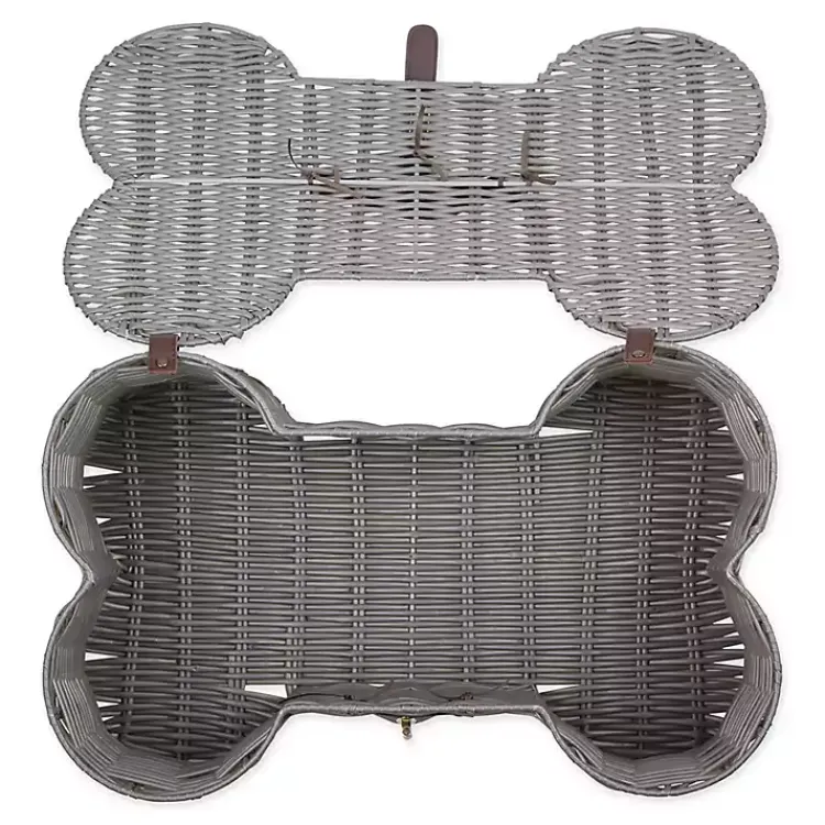 Discount Woven Bone Shaped Basket, 24 in. Baskets & Boxes