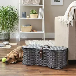 Discount Woven Bone Shaped Basket, 24 in. Baskets & Boxes