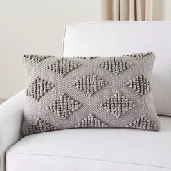 Clearance Woven Diamonds Lumbar Pillow Pillows