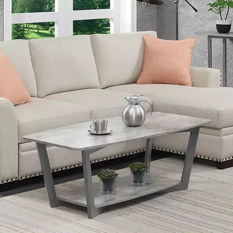 Kirklands Home Coffee Tables|stone Joanne Coffee Table Gray