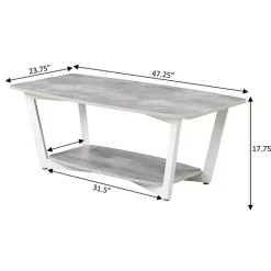 Kirklands Home Coffee Tables|Graystone Joanne Coffee Table White