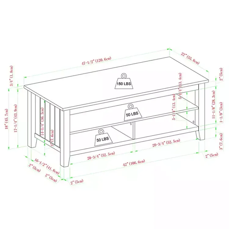 Kirklands Home Coffee Tables|wash Grooved Side Panel Coffee Table Gray