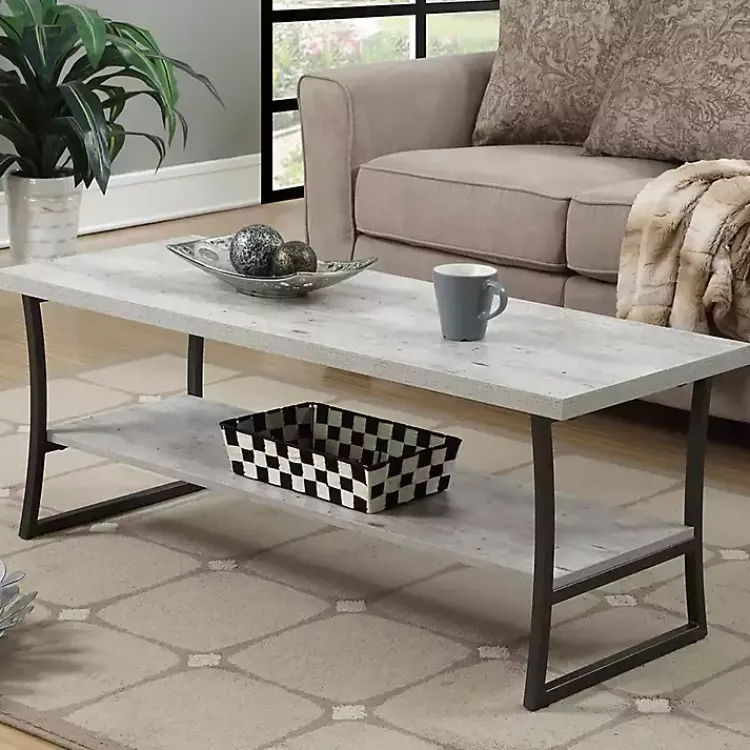 Kirklands Home Coffee Tables|Graywash Joanne Coffee Table Black