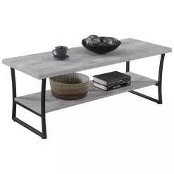 Kirklands Home Coffee Tables|Graywash Joanne Coffee Table Black