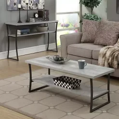Kirklands Home Coffee Tables|Graywash Joanne Coffee Table Black