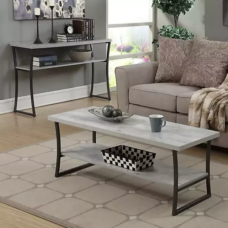 Kirklands Home Coffee Tables|Graywash Joanne Coffee Table Black