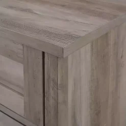 Kirklands Home Cabinets & Sideboards|wash Rustic Glass Front Sideboard Gray