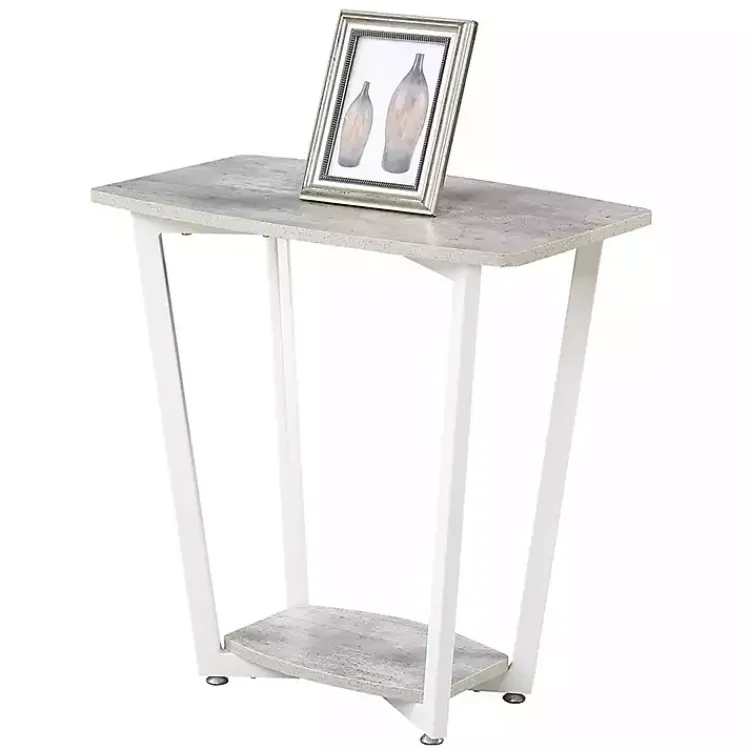 Kirklands Home Accent & End Tables|Graywash Joanne Accent Table White
