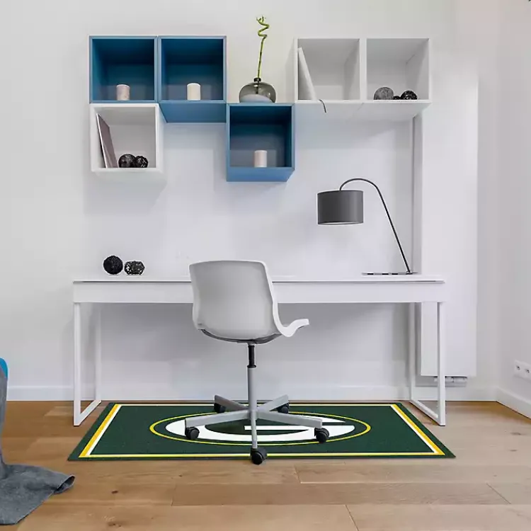 Kirklands Home Area Rugs|Bay Packers Area Rug, 3x4 Green