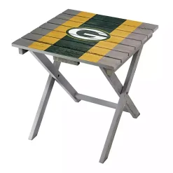 Kirklands Home Outdoor Tables|Green Bay Packers Folding Outdoor Table Brown
