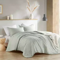 Kirklands Home Comforters|Chambray 3-pc. Full/Queen Comforter Set Green